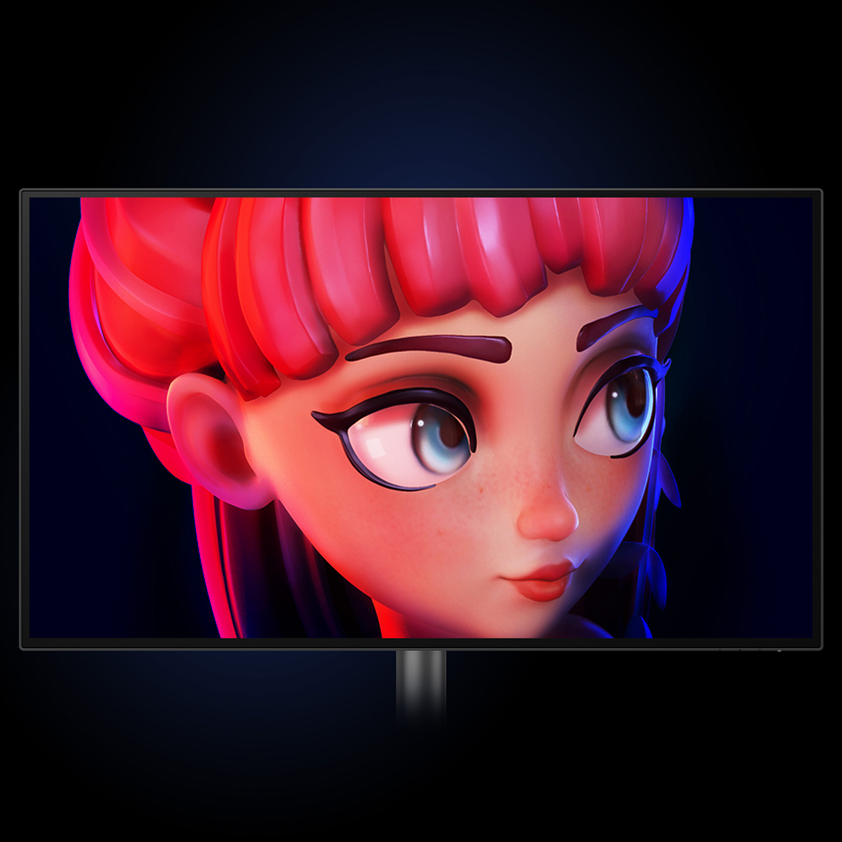 BenQ DesignVue Monitors Animation Mode Enhances the clarity of dark areas without overexposing bright regions.